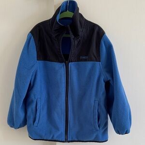 OshKosh B'gosh reversible Blue and Black Kids Fleece Jacket